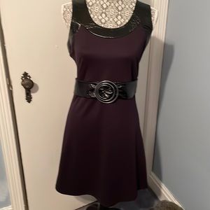 Tuzzi Black sleeveless dress size 8